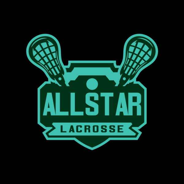 All stars Lacrosse Logo Template Thumbnail