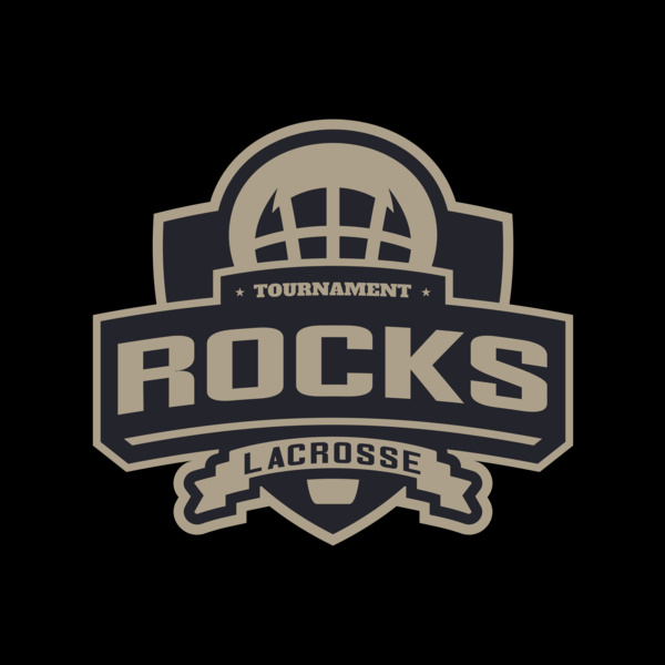Rocks Tournament Lacrosse Logo Template Thumbnail