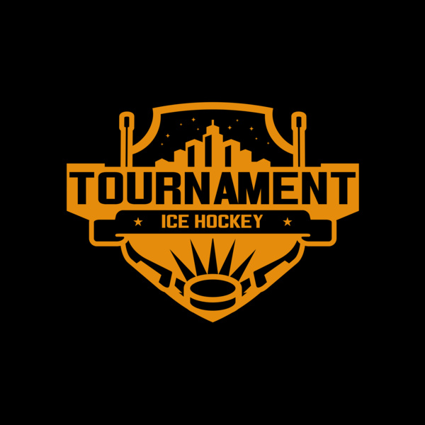 Tournament Ice Hockey logo template 02 Thumbnail