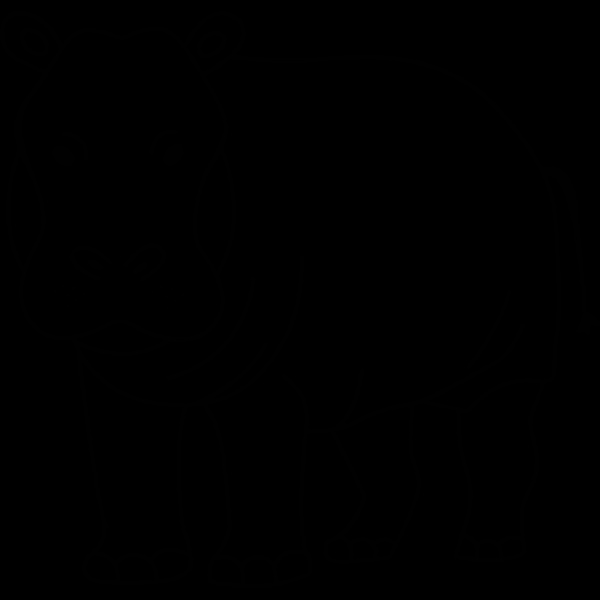 Hippopotamus   Clipart 2 Thumbnail