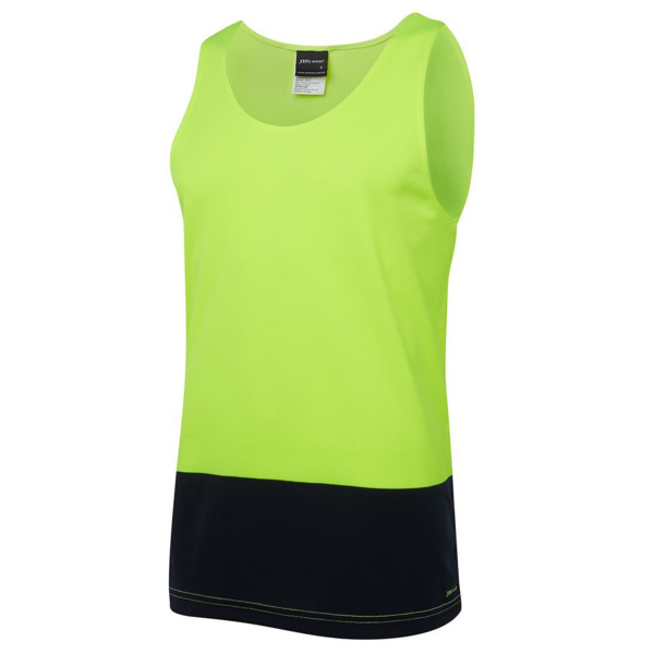 JB's Mens Hi Vis S/S Traditional Singlet Thumbnail