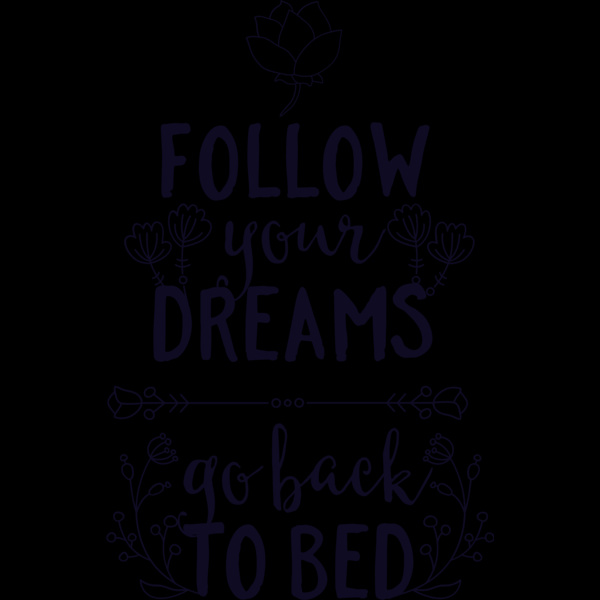 Follow Your Dreams Go Back To Bed Thumbnail
